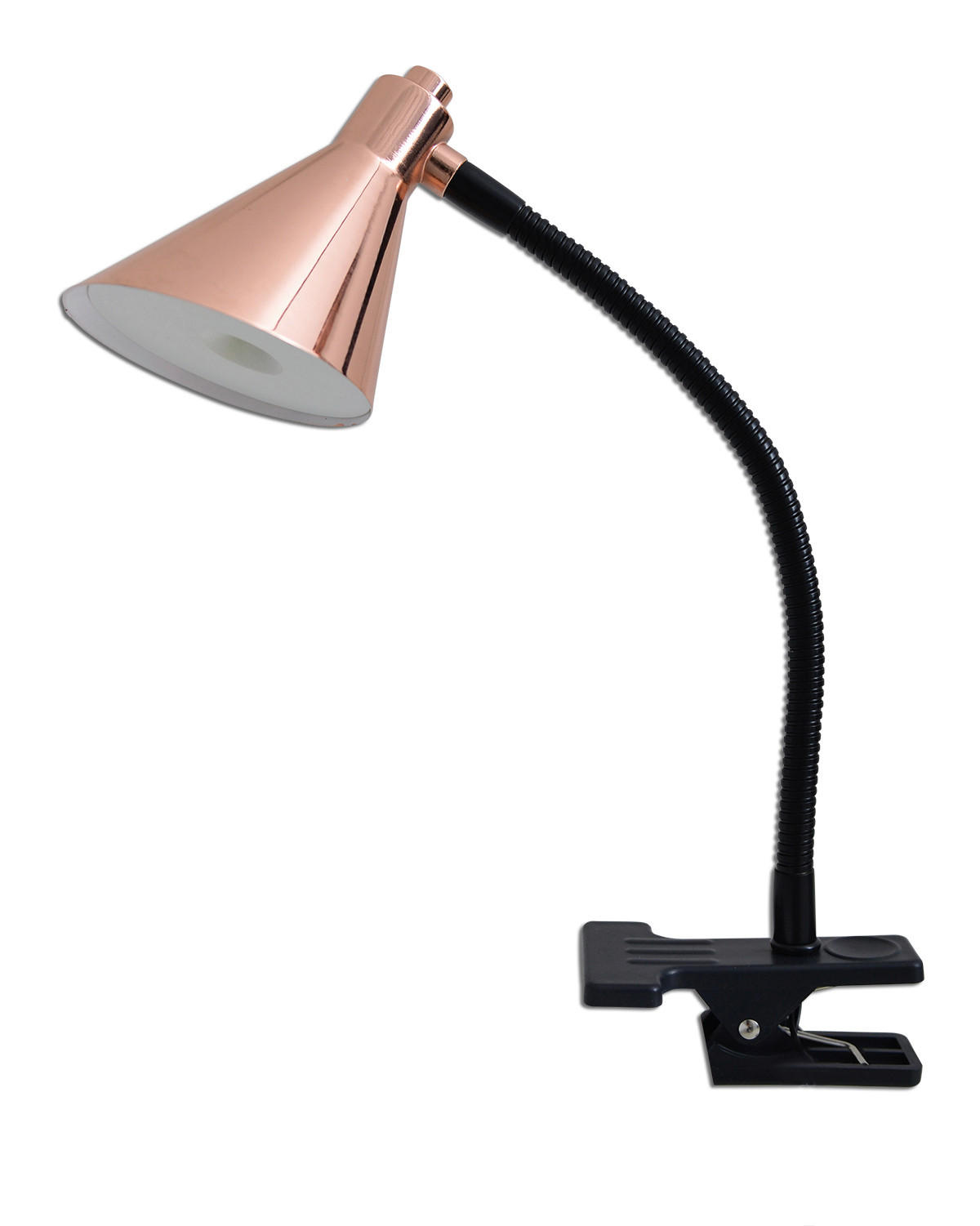 LED-KLEMMLEUCHTE 8,5/8,4 cm   - Schwarz/Kupferfarben, Basics, Metall (8,5/8,4cm) - Näve