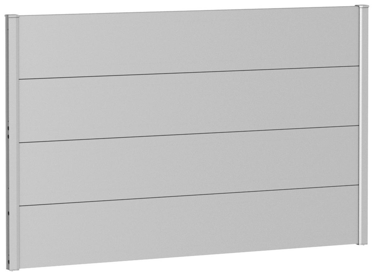 SICHTSCHUTZ - Silberfarben, Basics, Metall (145/91/4,4cm) - Biohort