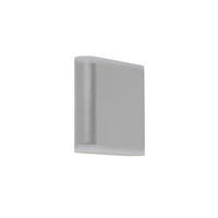 AUSSENWANDLEUCHTE Stratford 11,5/10,7/2,8 cm  - Hellgrau/Weiß, Design, Kunststoff/Metall (11,5/10,7/2,8cm)