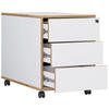 ROLLCONTAINER 42/50/45 cm  - Honigeiche/Weiss, Design, Holzwerkstoff/Kunststoff (42/50/45cm) - MID.YOU