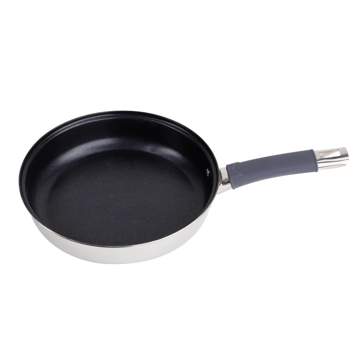 PFANNENSET Edelstahl 3-teilig  - Silberfarben, Basics, Metall