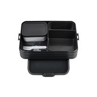 BENTOBOX - Schwarz, KONVENTIONELL, Kunststoff (25,5/17/6,5cm) - Mepal
