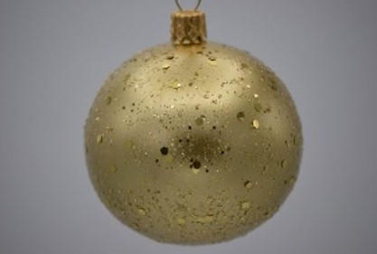 CHRISTBAUMKUGEL 7 cm  - Dunkelrot, Basics, Glas/Metall (7cm) - X-Mas