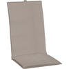 SESSELAUFLAGE in Beige Uni  - Beige, Basics, Textil (48/5/120cm)