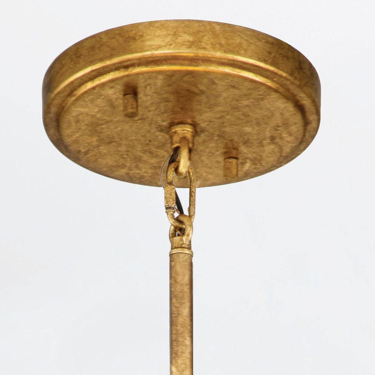 HÄNGELEUCHTE Quintiesse 90,8/38,1/38,1 cm  - Goldfarben, KONVENTIONELL, Glas/Metall (90,8/38,1/38,1cm) - Elstead Lighting