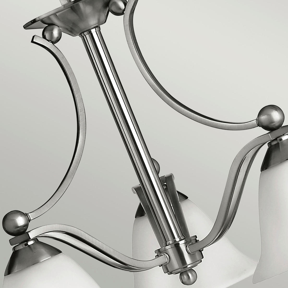 TAKKRONA Elstead Bolla 57.2/58 cm  - nickelfärgad, Basics, metall/glas (57.2/58cm) - Elstead Lighting