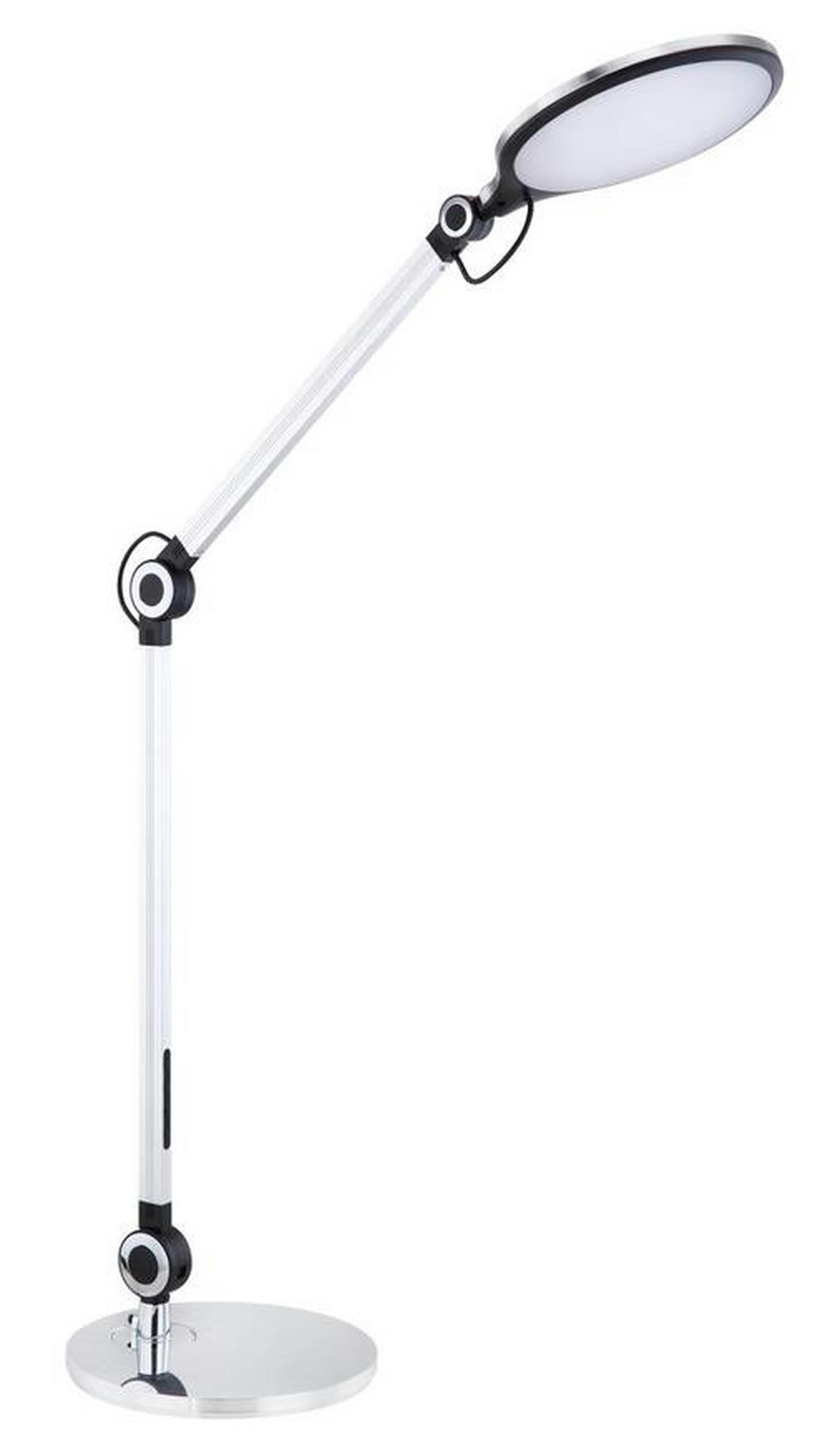 LED-SVETILKA ZA PISALNO MIZO     55,7/20/103,5 cm          - srebrne barve, Design, kovina/umetna masa (55,7/20/103,5cm) - Globo