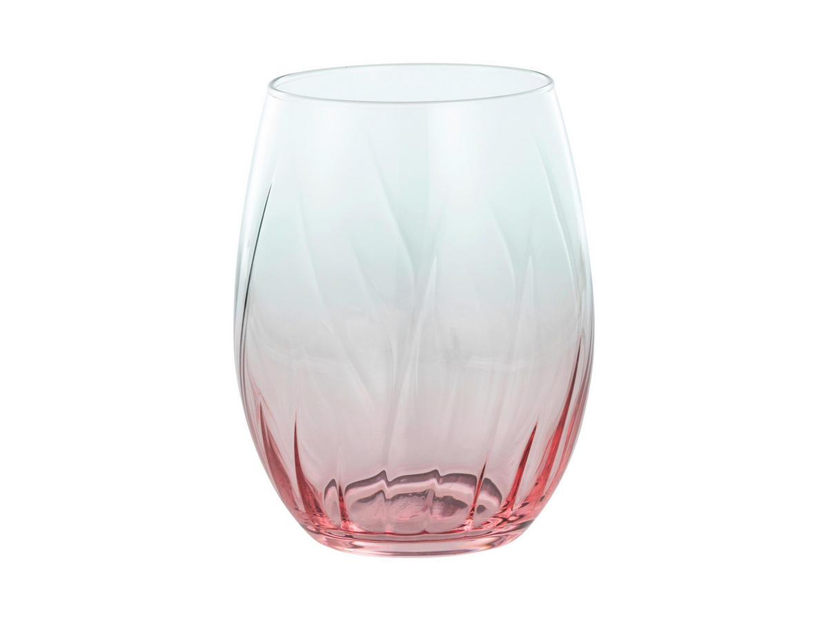 LONGDRINKGLAS Swirly Spring 4-teilig  - Multicolor, Basics, Glas (7,5/10,5cm) - Creatable