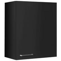 KÜCHENOBERSCHRANK 60/72/35 cm  in Schwarz  - Edelstahlfarben/Schwarz, MODERN, Holzwerkstoff (60/72/35cm) - Nobilia