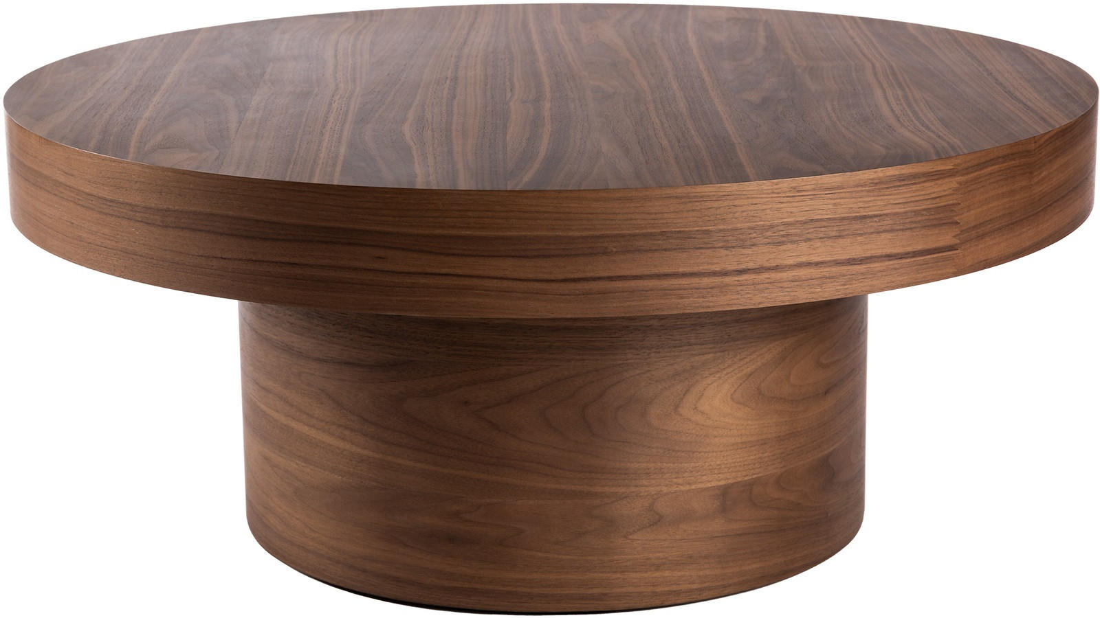 SOFFBORD i trä 98/98/41 cm  - nötfärg, Design, trä (98/98/41cm)