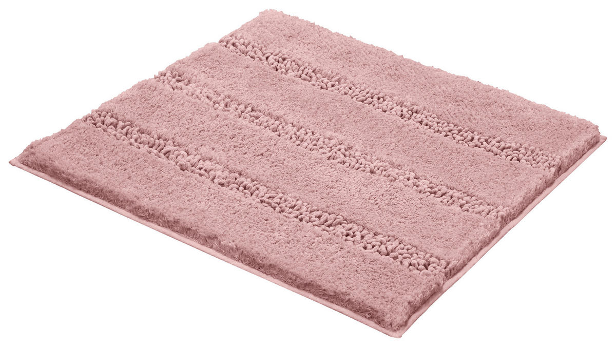 BADTEPPICH Rosa 60/60 cm  - Rosa, Konventionell, Kunststoff/Textil (60/60cm) - Kleine Wolke