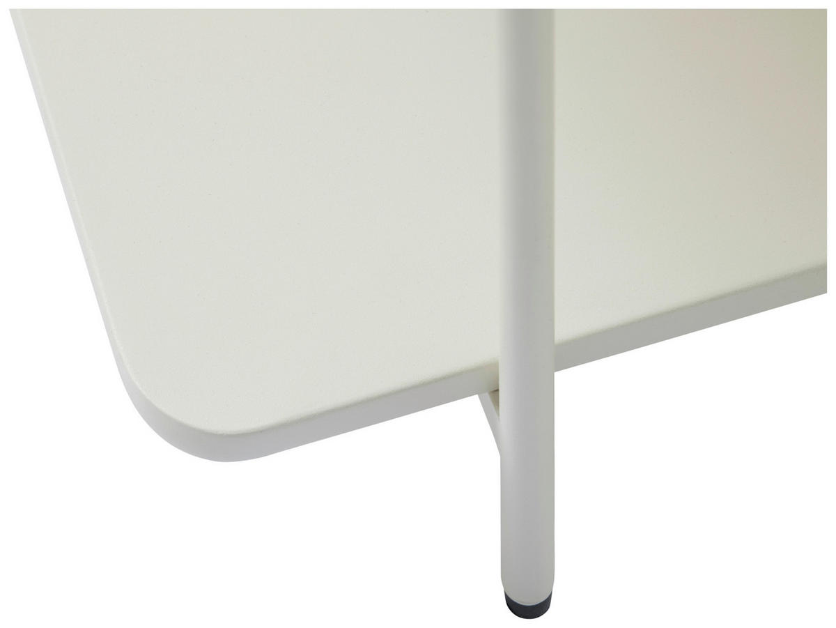 BEISTELLTISCH 45/45/44,3 cm Creme quadratisch  - Creme, Basics, Metall (45/45/44,3cm) - Xora