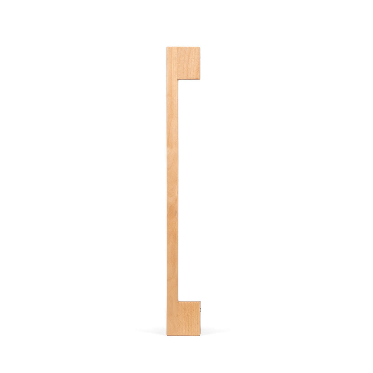 TÜRSCHUTZGITTER zum Schrauben, zum Klemmen  - Buchefarben, Basics, Holz (9/76/2cm) - Hauck