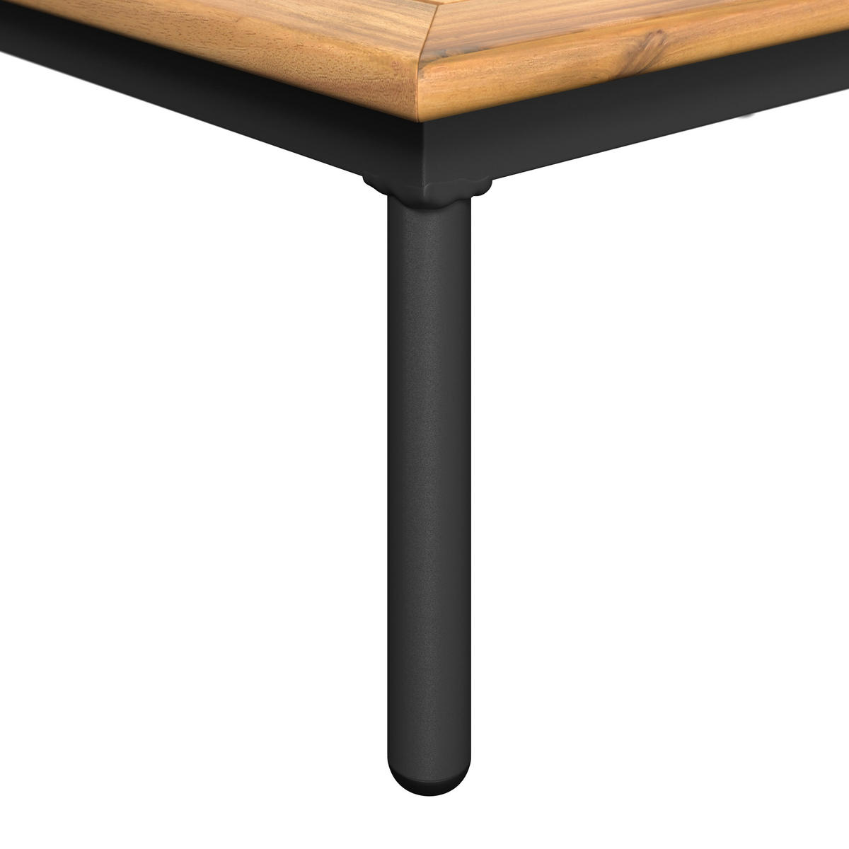 KERTI BÚTORSZETT 5 részes  - antracit/tíkfa színű, Modern, textil/fa - Ambia Garden