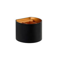 LED-WANDLEUCHTE - Schwarz, Design, Metall (11/13/9.7cm) - Lucide