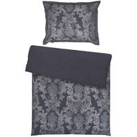 POVLEČENÍ, damašek, šedá, černá, bílá, 140/200 cm - šedá/bílá, Konvenční, textil (140/200cm) - Curt Bauer