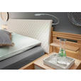 BETT 90/200 cm in Eichefarben, Champagner - Champagner/Eichefarben, KONVENTIONELL, Holz/Holzwerkstoff (90/200cm) - Venda