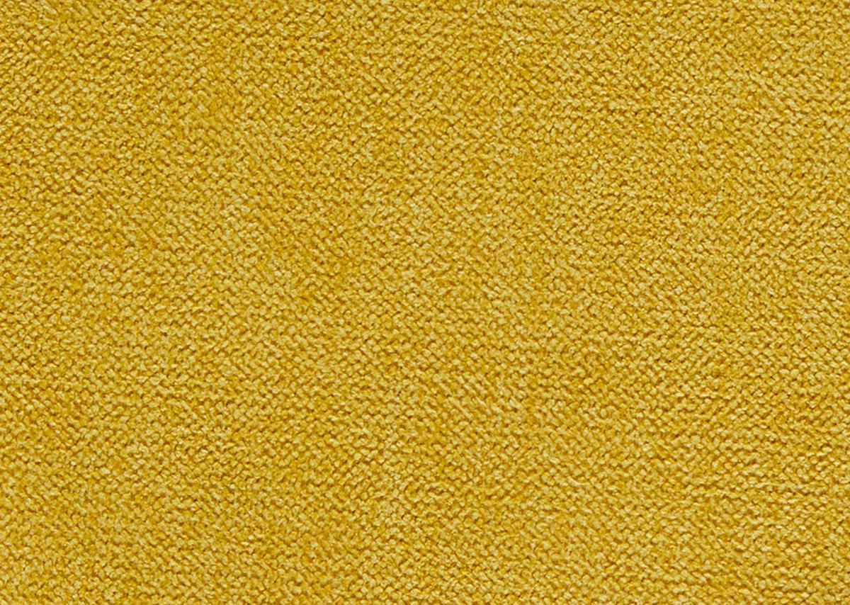 ECKSOFA in Chenille Currygelb  - Currygelb/Schwarz, Design, Textil/Metall (310/240cm) - Xora