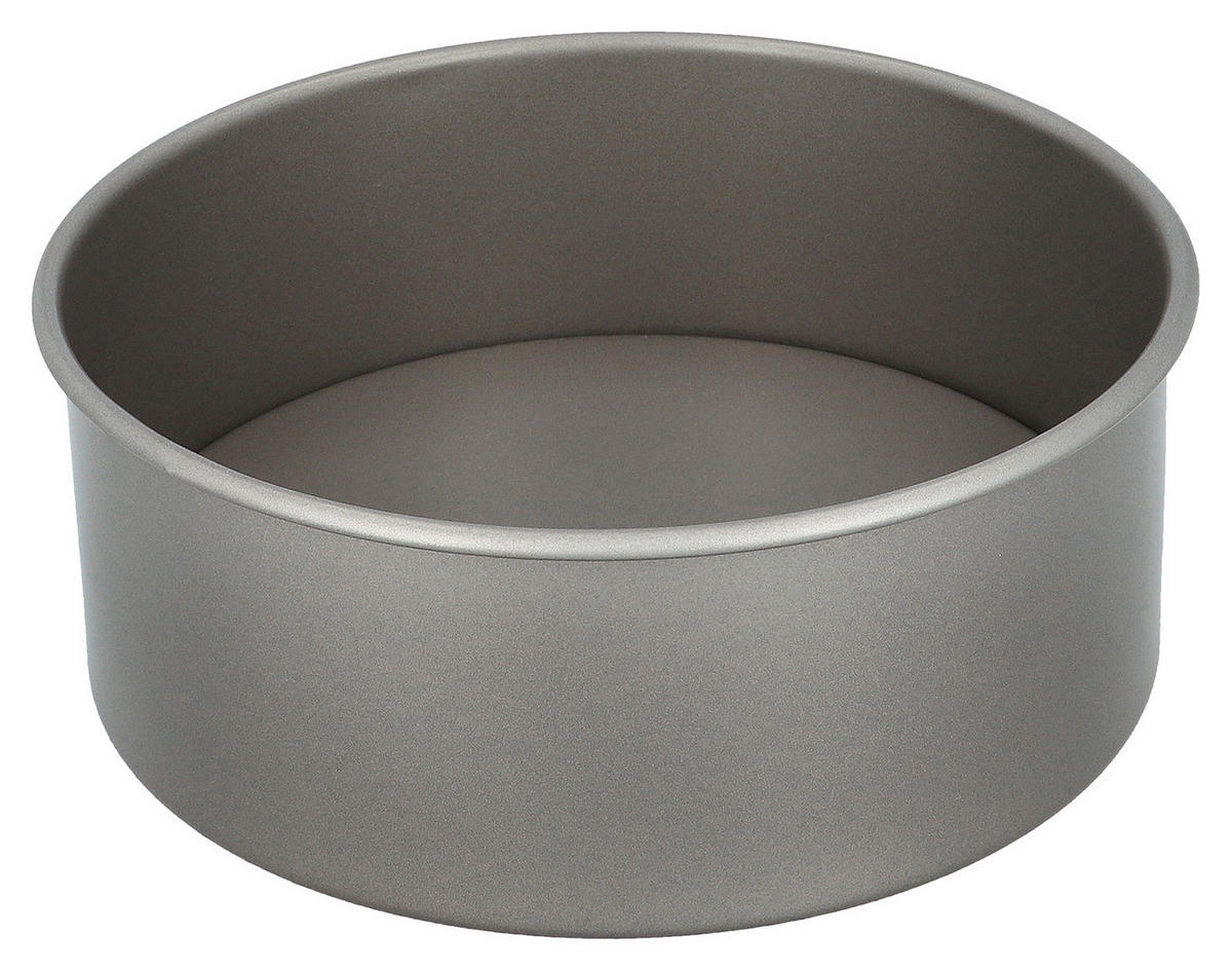BAKFORM - grå, Basics, metall (21,6/21,6/8cm) - Birkmann