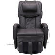 MASSAGESESSEL Lederlook Grau, Schlammfarben    - Schlammfarben/Grau, Design, Textil (80/117/114cm) - Cantus