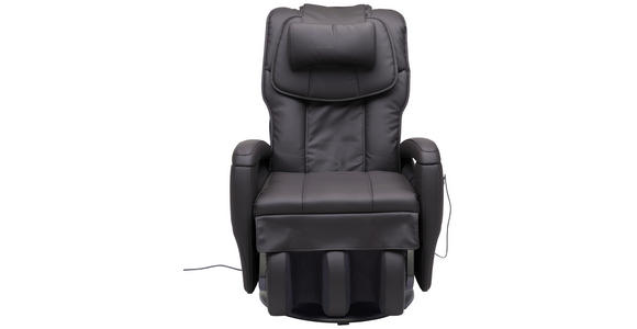 MASSAGESESSEL Lederlook Grau, Schlammfarben - Schlammfarben/Grau, Design, Textil (80/117/114cm) - Cantus