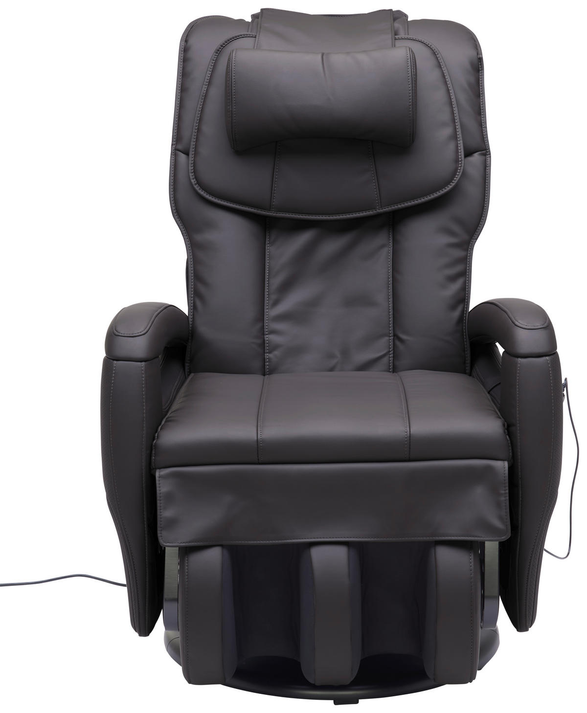 MASSAGESESSEL in Lederlook Grau, Schlammfarben  - Schlammfarben/Grau, Design, Textil (80/117/114cm) - Cantus