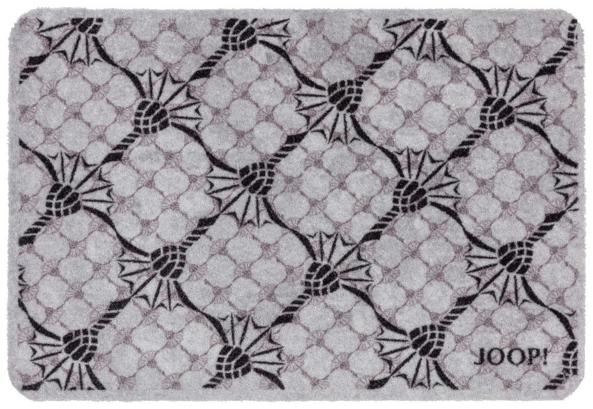 FUSSMATTE - Silberfarben, Design, Kunststoff (67/110cm) - Joop!