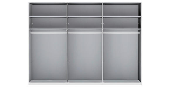 FALTTÜRENSCHRANK in Champagner, Eiche Bianco - Schieferfarben/Eiche Bianco, KONVENTIONELL, Glas/Holzwerkstoff (300/236/58cm) - Dieter Knoll