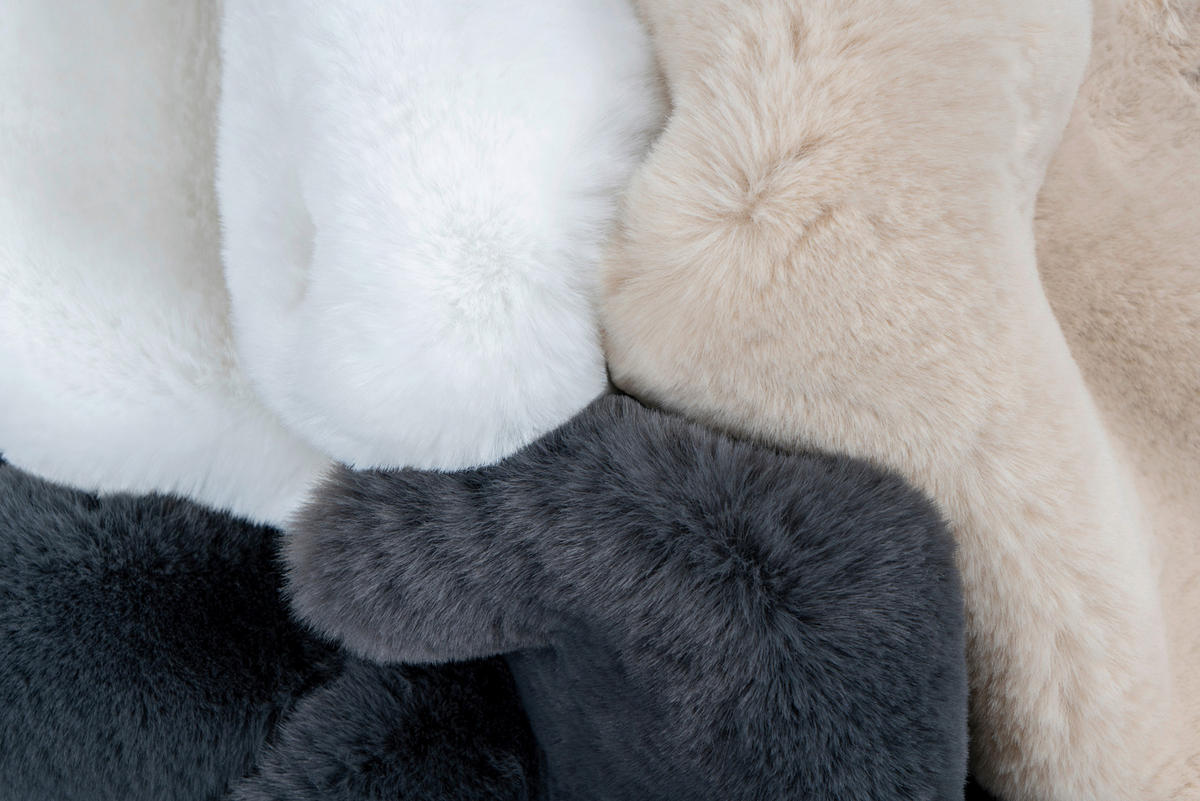 HOCHFLORTEPPICH 60/90 cm Rabbit Anthrazit  - Anthrazit, Trend, Textil (60/90cm) - Kayoom
