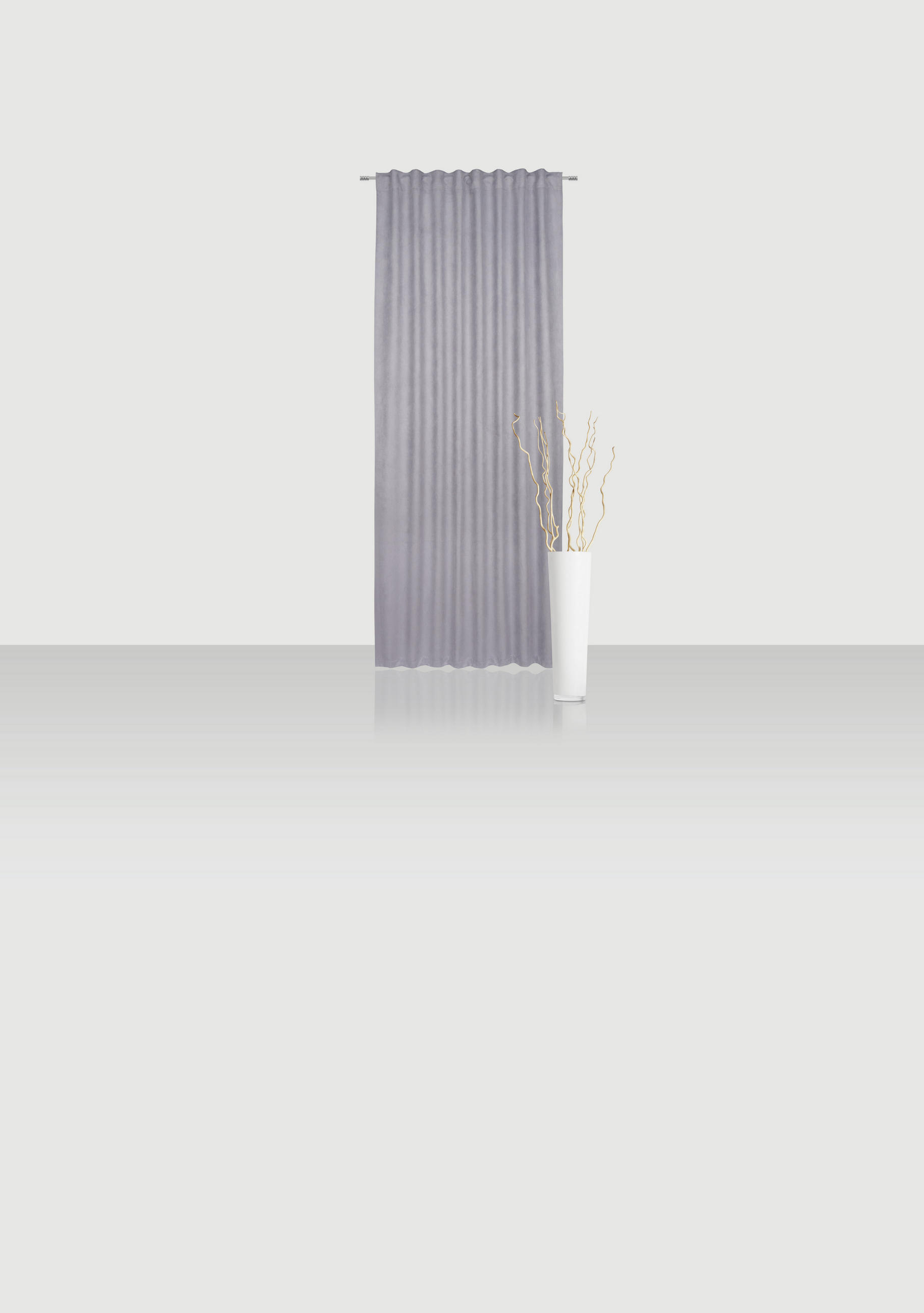 DRAPERIE CONFECȚIONATĂ opac  - antracit, Design, textil (132/255cm) - Novel