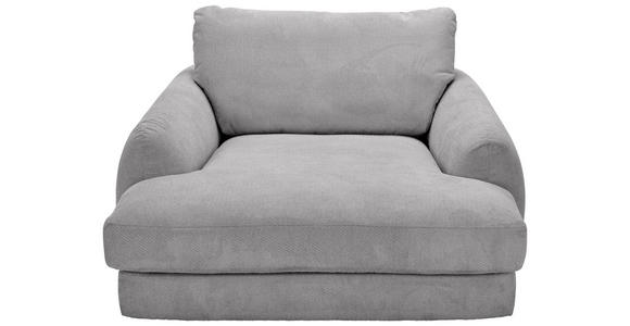 XXL-SESSEL - Schwarz/Grau, KONVENTIONELL, Kunststoff/Textil (132/81/158cm) - Carryhome