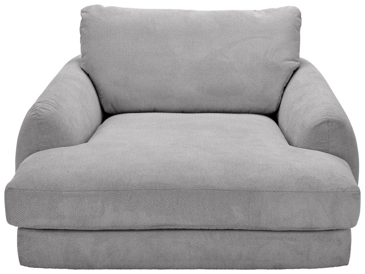 XXL-SESSEL - Schwarz/Grau, KONVENTIONELL, Kunststoff/Textil (132/81/158cm) - Carryhome