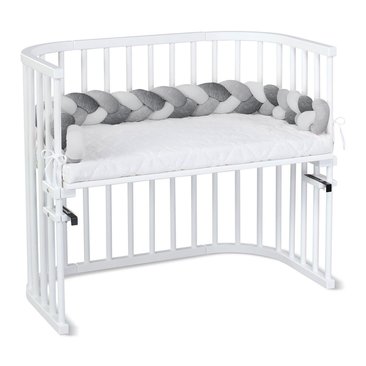 NESTCHENSCHLANGE  180/9/9 cm   - Champagner/Dunkelgrau, Basics, Textil (180/9/9cm) - Babybay