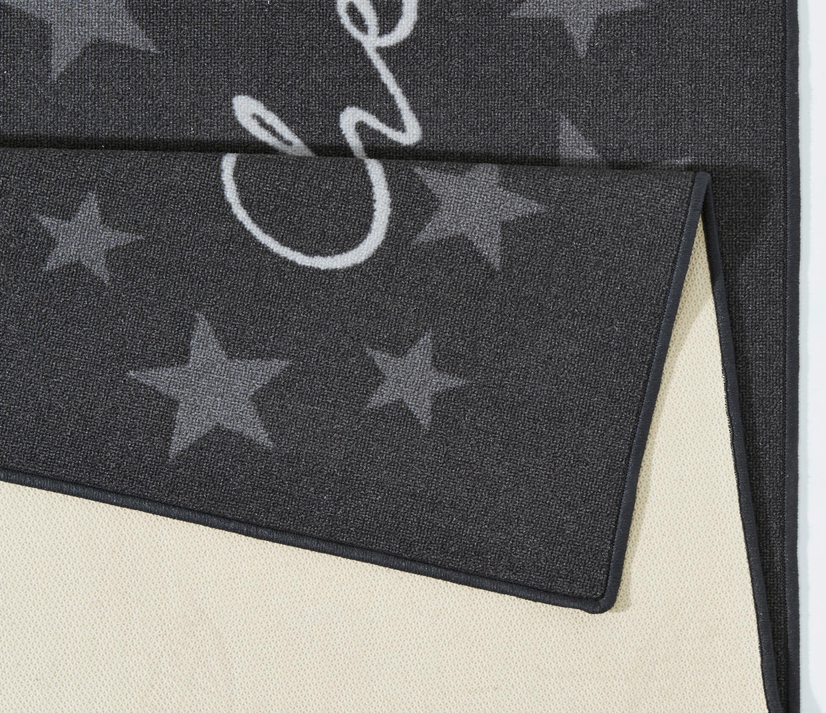 Sehenswert: Küchenläufer (rech 67/180 cm Loop Dunkelgrau, Weiß  - Dunkelgrau/Weiß, Design, Kunststoff/Textil (67/180cm) - Hanse Home