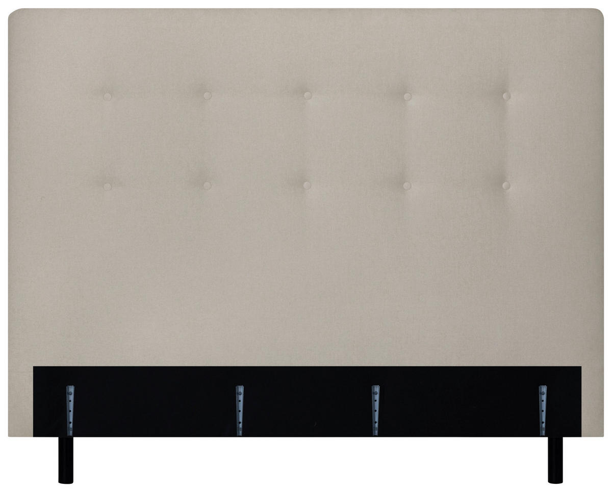HUVUDGAVEL  - cremefärgad, Klassisk, trä/textil (182/133/11cm) - Ambiente