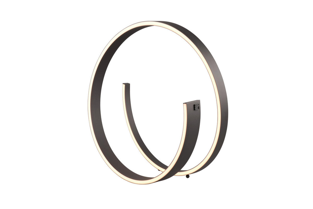 LED-TISCHLEUCHTE Cincardi 45 cm  - Schwarz, Design, Metall (45cm) - Cinque