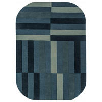 WOLLTEPPICH 200/290 cm Eldon Blau oval  - Blau, Basics, Textil (200/290cm) - Flair Rugs
