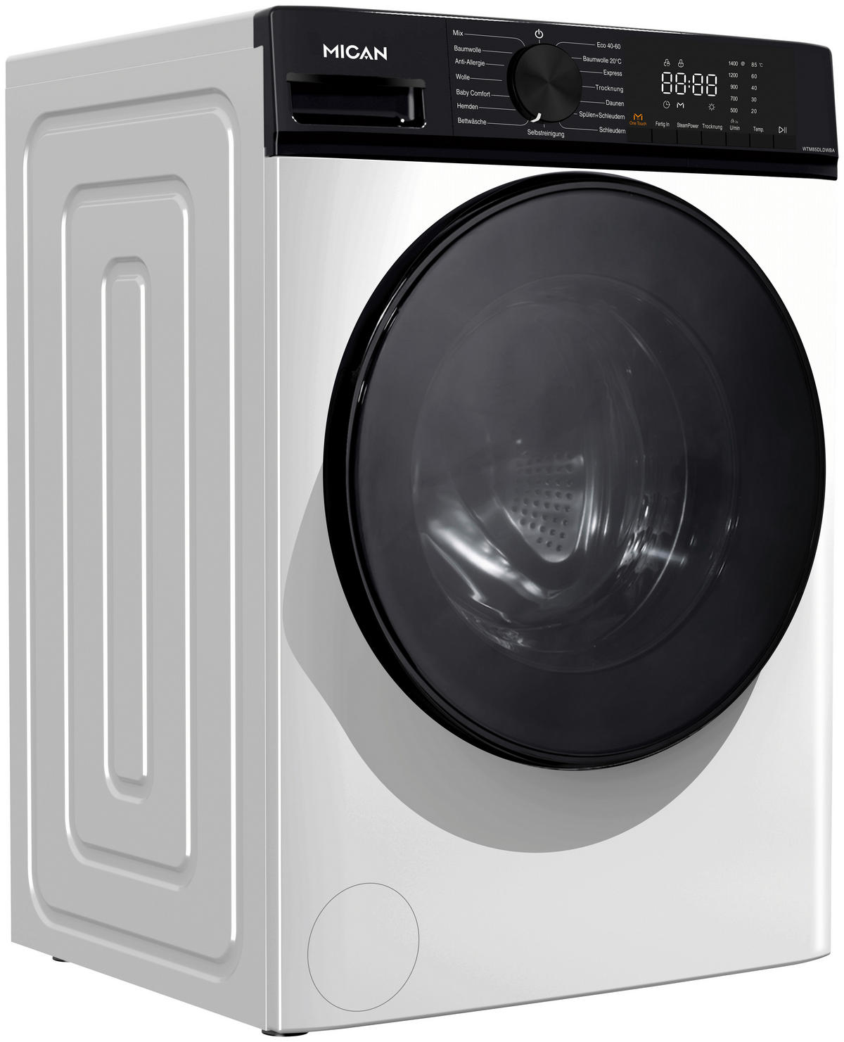 WASCHTROCKNER WTM85DLDWBA  - Weiß, Basics, Karton/Glas (60/84,7/52cm) - Mican