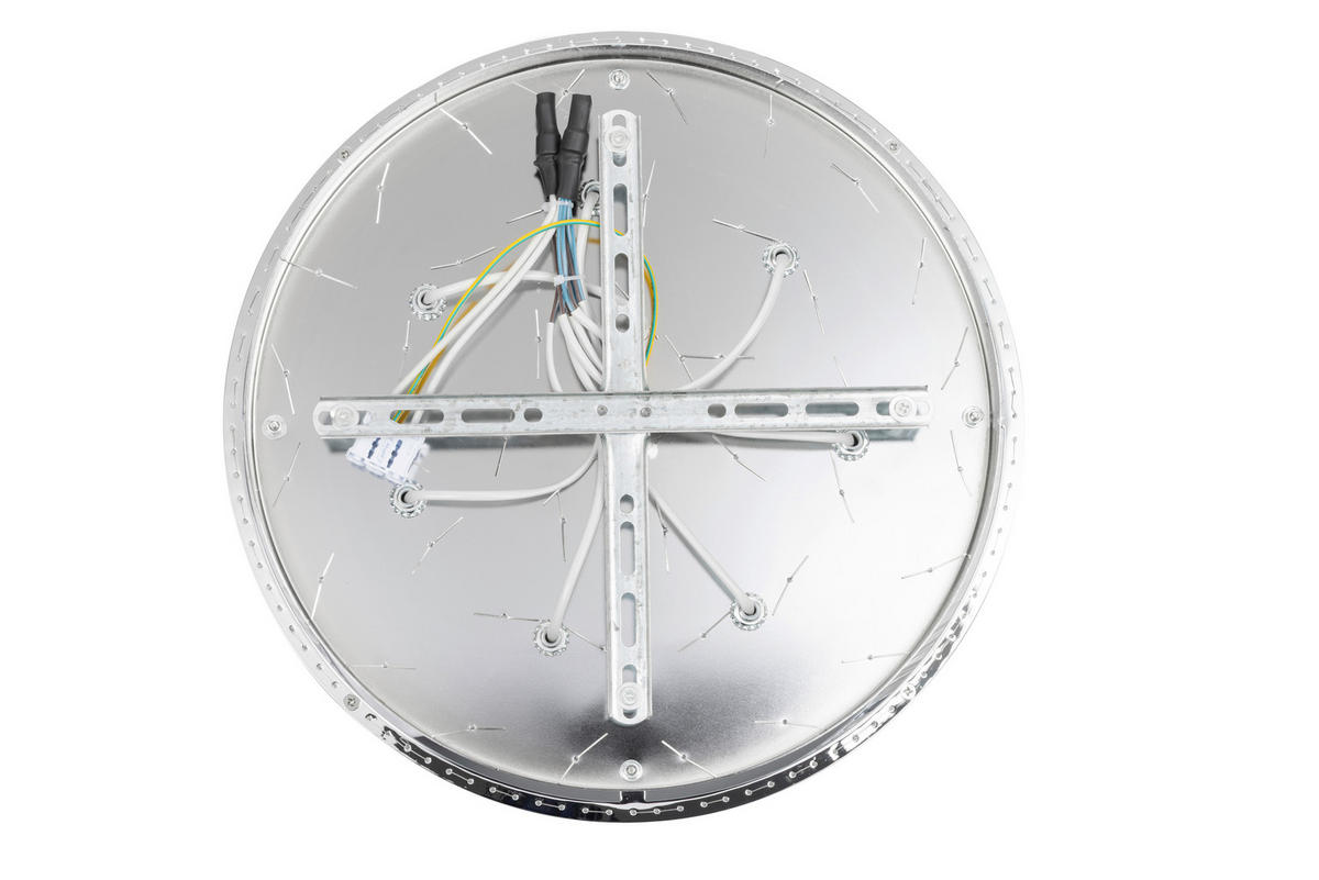 STROPNÉ SVIETIDLO, 39/45 cm  - číra, Konventionell, kov/sklo (39/45cm) - Glandor