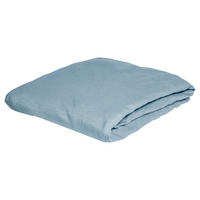 SPANNBETTTUCH Biber 100/200 cm  - Blaugrau, KONVENTIONELL, Textil (100/200cm) - Bierbaum