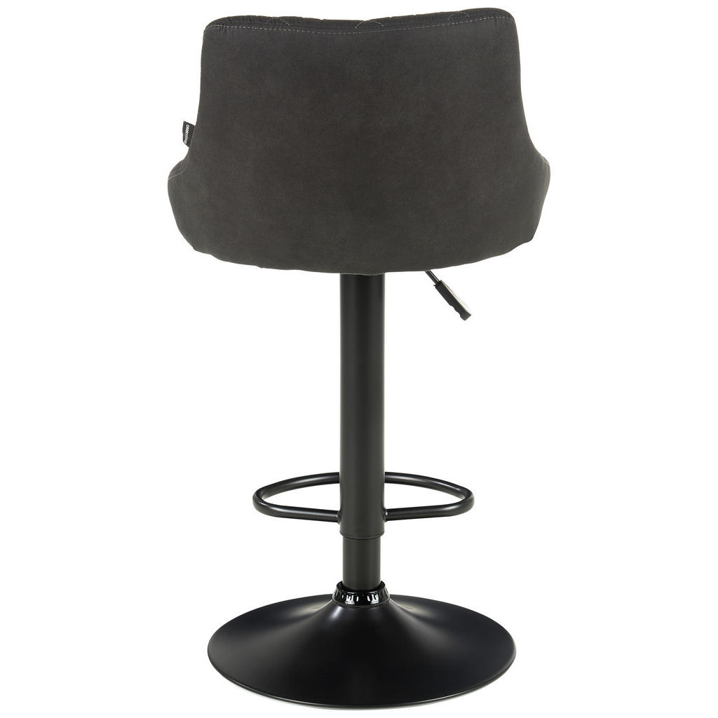 Thumbnail - Carryhome Barhocker, Schwarz, Metall, Textil, Drehteller, 47.50x82-103x52 cm, Esszimmer, Barmöbel, Barhocker