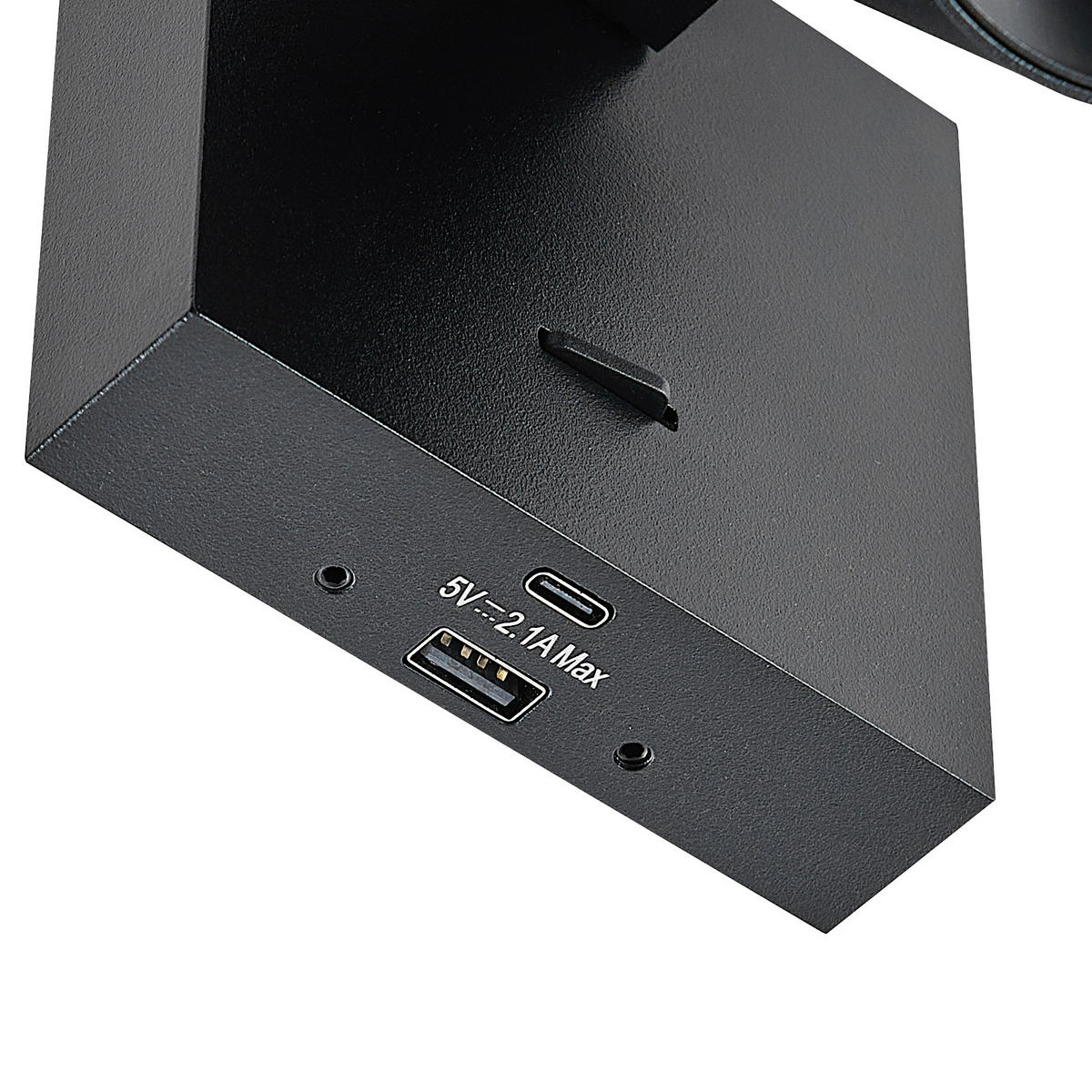 LESELEUCHTE - Schwarz, Design, Metall (6/6/10,5cm)