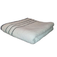 OSUŠKA DO SPRCHY, 70/130 cm, modrá, bílá - bílá/modrá, Basics, textil (70/130cm) - Esposa