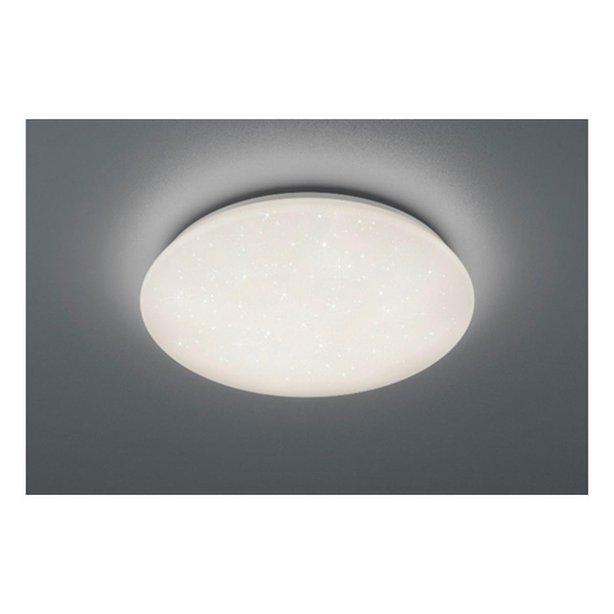 STROPNA LED-SVETILKA  Lukida //3000-6000 K/230 V/ - bela, Basics, umetna masa (38/10cm)