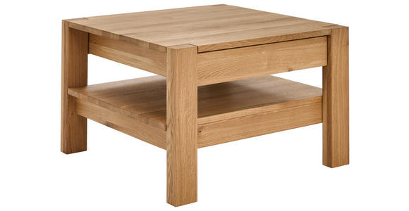 COUCHTISCH in Holz 70/70/47,5 cm  - Wildeiche, KONVENTIONELL, Holz (70/70/47,5cm) - Linea Natura