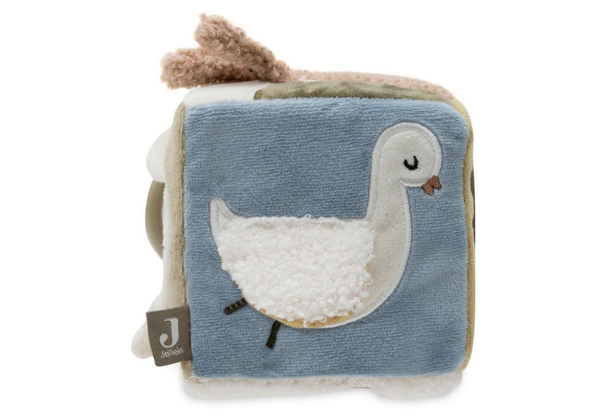 IGRALNA KOCKA - večbarvno, Basics, tekstil (10/10/1cm) - JOLLEIN