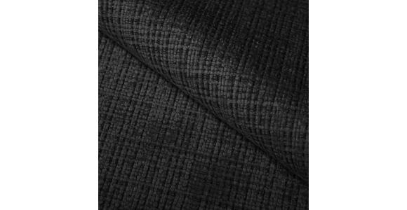 ECKSOFA in Chenille Schwarz  - Schwarz, MODERN, Kunststoff/Textil (315/180cm) - Hom`in
