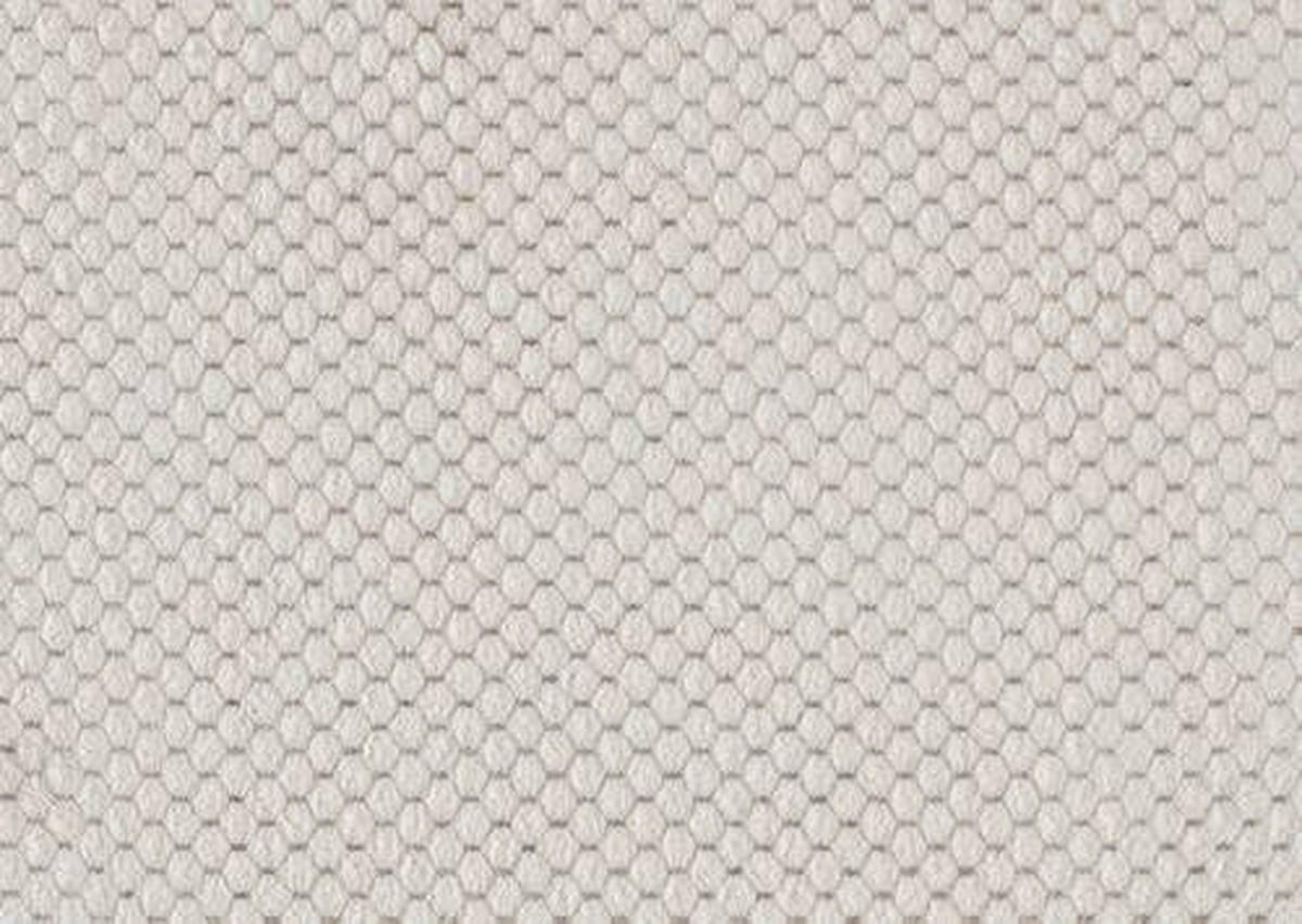 RELAXLIEGE in Webstoff Creme  - Creme/Schwarz, Design, Textil/Metall (78/83/168cm) - Welnova