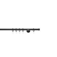 VORHANGSTANGENSET 320 cm  - Schwarz, Basics, Metall (320cm)