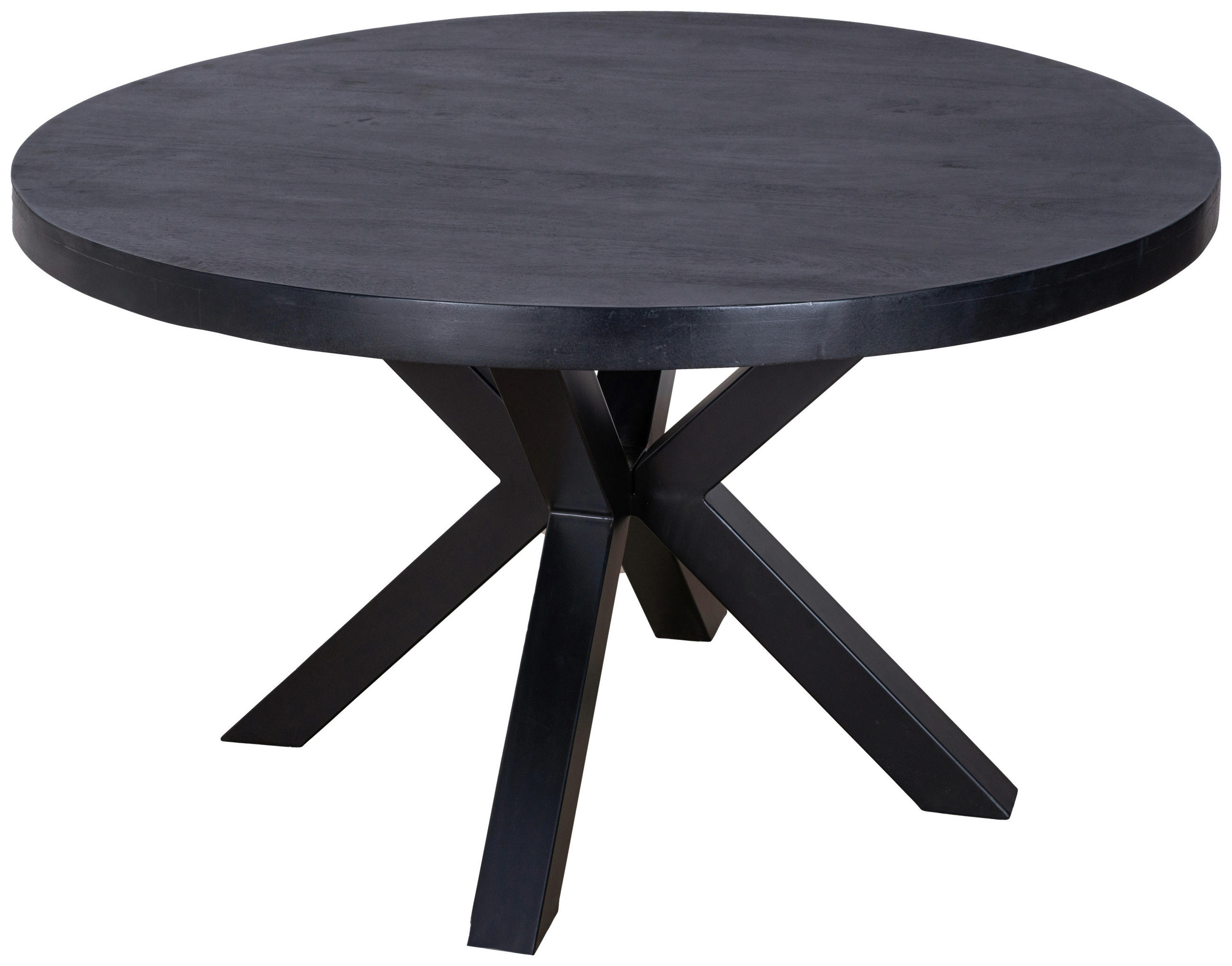 ESSTISCH in Holz, Metall  - Schwarz, MODERN, Holz/Metall (130/76/130cm) - MID.YOU
